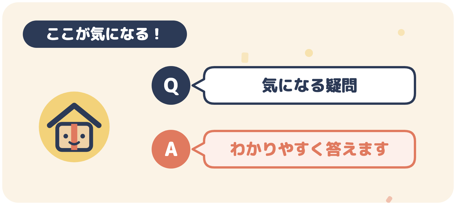 ここが気になる! 気になる疑問にわかりやすく答えます
